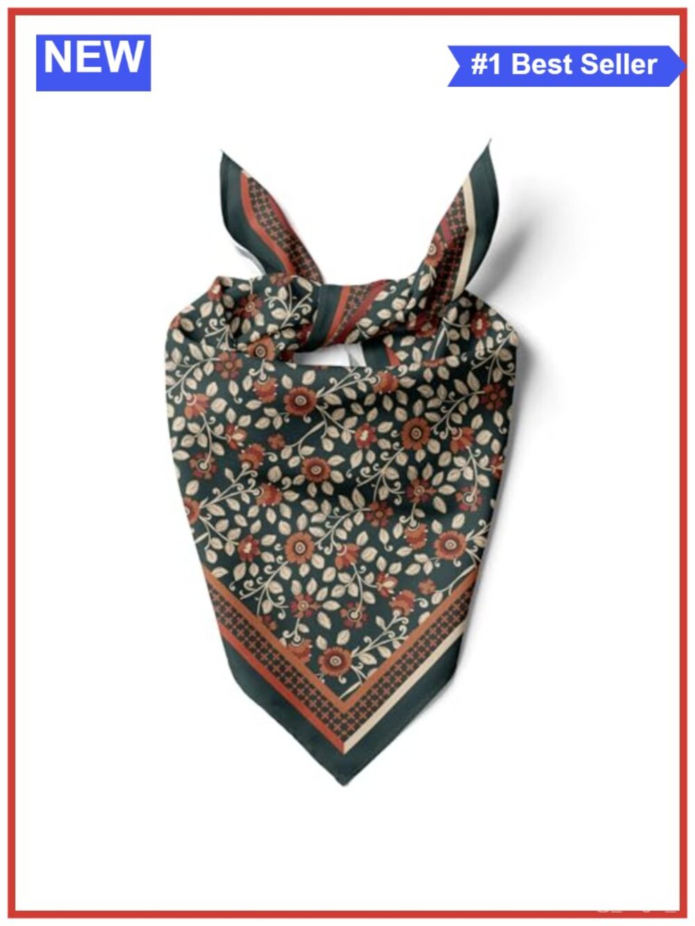 100% Cotton Scarf Square Neck Headband Bandana Hair Wrap Breathable